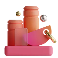 几何图形 淘宝 背景元素 几何 元素 金色 渐变 3D 立体 插画 图标 png PSD 免抠 设计2备份