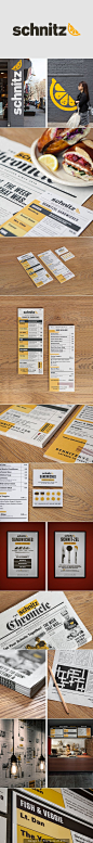 Schnitz Branding, Graphic Design, Print Design By Tag Collective - created via http://pinthemall.net