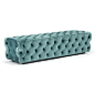 Exclusive Garbo Rectangular Pouf - LuxDeco.com