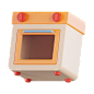 Oven 3D Icon