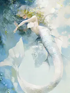 Midjourney|蓝色的海底 遥不可及