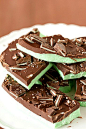 Grasshopper Mint Chocolate Bark