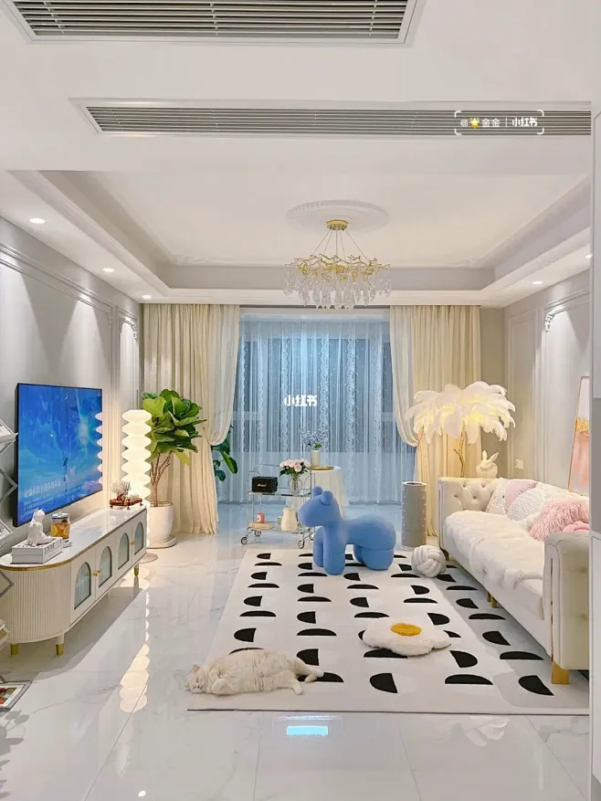 终于住进了梦想中的温馨小家附户型图 : 很幸运可以自己做主装修自己的家，没有公婆和父母插手，一切按照自己的想法来实施虽然装修很麻烦很辛苦，大大 ...