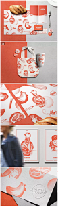 【GUSTA餐厅品牌视觉形象设计】
精美的插画风餐饮品牌VI设计集