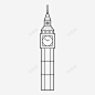 大本钟伦敦纪念碑图标 设计图片 免费下载 页面网页 平面电商 创意素材