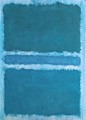 Mark Rothko, Blue Divided by Blue, 1966.: 