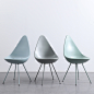 北欧水滴椅子塑料靠背创意时尚家用餐椅咖啡厅现代休闲简约户外-淘宝网