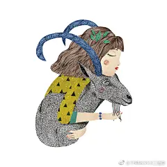 #三鹰堂功夫茶馆# Lobke van Aar星座插画作品 ​​​​
