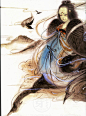 古风CG动漫线稿插画妖绘卷 水墨古风东方古代妖怪鬼怪插画集XF025-淘宝网