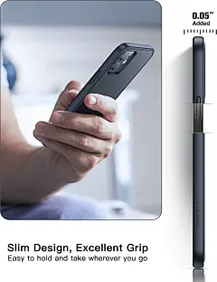 Humixx for iPhone 12 Case/iPhone 12 Pro Case [Remarkable SGS Mil-Grade Shockproof] [Ultimate Grip] Slim Thin Protective Anti-Scratch Cover Hard Back with Silicone Bumper Airbag Case- Matte Black : Amazon.co.uk: Electronics &amp; Photo