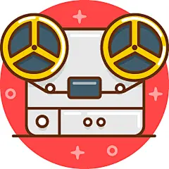 矢量创意水彩圆形图标素材