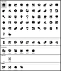 Icon-font-character-map