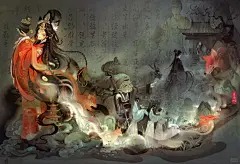 《聊斋志异》系列国风插画｜辛十四娘1