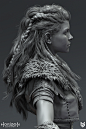 Horizon Zero Dawn - Hair, Johan Lithvall : I was given the opportunity to be responsible for the production of hair for Horizon Zero Dawn, a PS4 game developed by Guerrilla Games. It was a fun challenge to learn the intricacy of game hair development and 