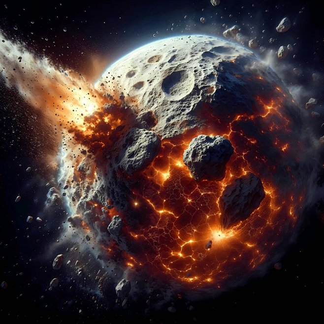 小行星, 影响, 宇宙, 小行星撞击, ...
