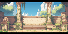 活嗻采集到场景——横版