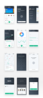 Free Finance UI Kit : Free Finance UI Kit. Here at 7ninjas we decided to share our passion for clean and modern design so we created a free UI Kit for fellow designers out there. Kickstart your project or just have fun with it!