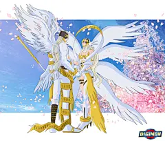 AU Angemon and Angewomon