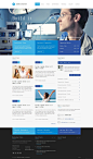 MediCenter-医疗卫生网页设计模板。酷站截图欣赏-编号：35442