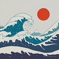 有关猫咪的治愈插画，太可爱了！
马来西亚插画师 林行瑞 （Lim Heng Swee