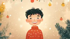 拜年男孩高清模板免费下载-趣麦麦图