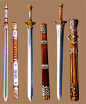 【武器拓印】预热！剑三早期部分武器外观展示，想拓印的来看！_看图_唯满侠吧_百度贴吧