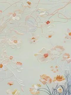 AI旗袍花样设计图·「东方之绣花艺术」 - 小红书