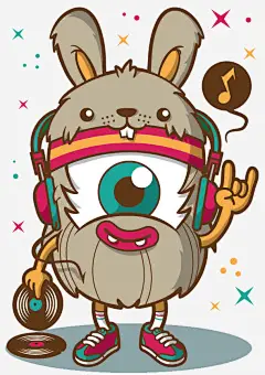 独眼怪兽图宝宝 https://bao16.com 美漫 美式漫画 涂鸦 街头涂鸦 暗黑系 嘻哈 潮流 潮牌 卡通 Q版 叛逆的 插画 卡通人物