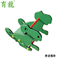 幼儿园户外公园小区游乐场儿童PV摇马塑料弹簧摇摇乐玩具木马