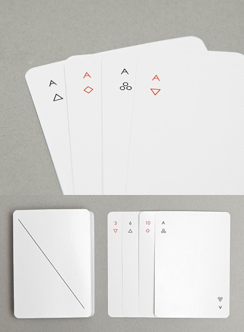 极简主义扑克牌