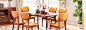 光明家具 全实木餐椅进口乌金木椅子餐桌椅 现代中式餐椅皮餐椅-tmall.com天猫