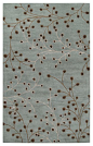 Athena Animal Area Rugs in Moss Green contemporary-area-rugs@北坤人素材