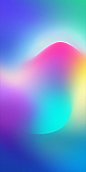 其中可能包括：an abstract blurry background in blue, pink and green