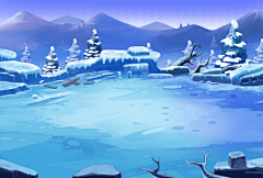 流水汤汤采集到卡通背景图