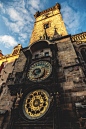The Prague astronomical clock is the oldest astronomical clock that is still working and displays information such as the relative positions of planetary objects. | Hichem Merabet