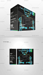 竞技游戏包装炫酷礼品包装内含展开图源文件