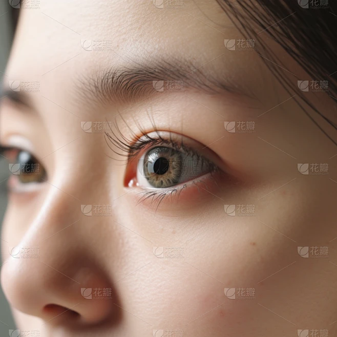 美妆彩妆睫毛人像素材-花瓣网