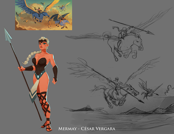 漫画分镜构图氛围