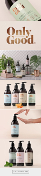 Label / cosmetics / Only Good — The Dieline - Branding & Packaging - created via http://pinthemall.net: 