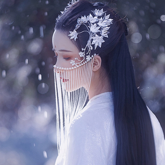 微博自截古风汉服女生头像