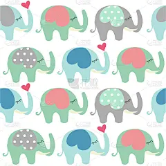 宝宝送礼贺卡与大象