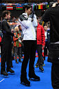 Yuzuru Hanyu of Japan prepares before the Men short program during day 2 of the ISU World Figure Skating Championships 2019 at Saitama Super Arena on...