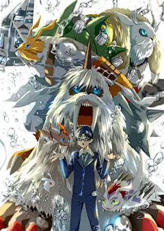 燃爆！数码宝贝！刚刚谁说要手机壁纸图的？ —— via: Winni