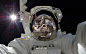 General 2560x1600 astronaut universe space spacesuit reflection self portraits self shot selfies flashlight Earth space station camera NASA technology