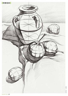 静物组合结构-花瓣网|陪你做生活的设计师 | 素描静物