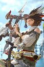 《最终幻想14:新生国度》最全高清角色原画_场景原画设计图 - Final Fantasy XIV - A Realm Reborn