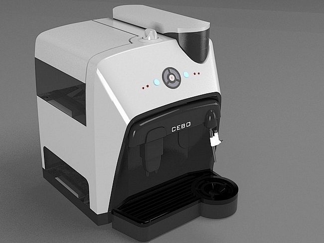 【图】3D: 咖啡机 - 会员作品 - ...