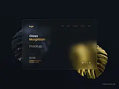 磨砂玻璃名片样机-字体传奇网（ZITICQ）