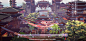 一梦江湖 游戏截图 场景背景 国风古风仙侠扁平 网易游戏 UI界面