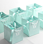 范妮范独家定制薄荷绿Tiffany 色水晶球手拎袋系列喜糖盒子婚礼用品